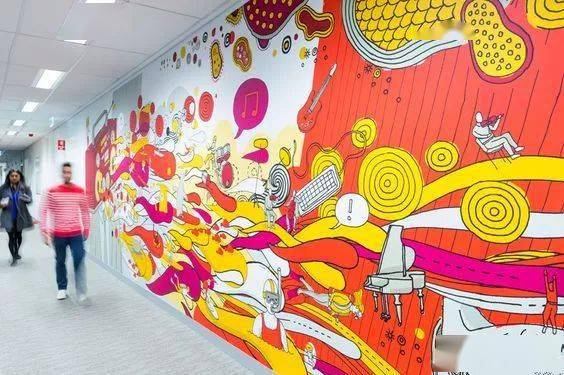 墙绘这样画,美到邻居羡慕嫉妒