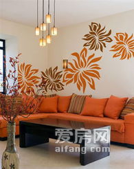 20款精美彩绘墙贴 花小钱让你的家大变样 图