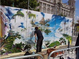 墙绘欣赏 国美墙绘