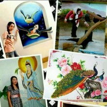 张店浪漫满屋墙绘工作室 供应产品