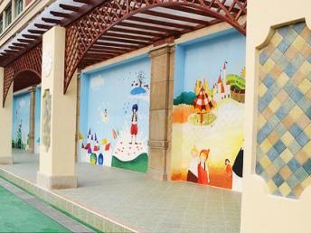 图 幼儿园彩绘 幼儿园墙绘 成都幼儿园彩绘 涂鸦 成都婴幼儿教育