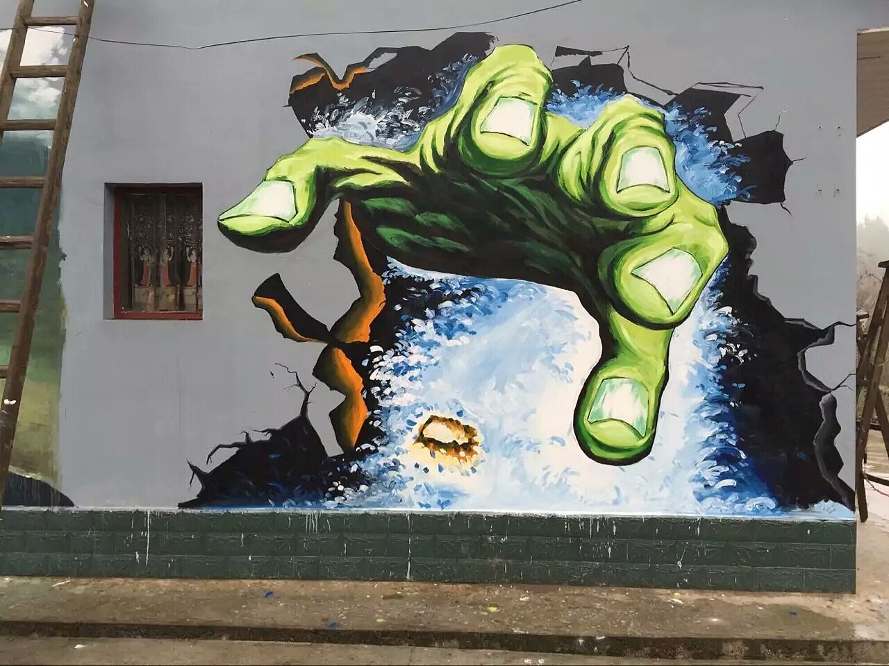 墙绘/涂鸦|其他|墙绘/立体画|707平面设计 - 临摹作品 