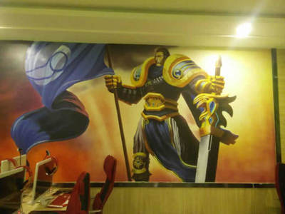 广州创意墙绘-墙体彩绘价格费用